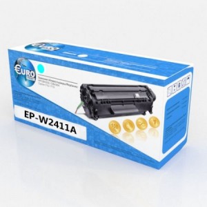 Картридж HP W2411A (№216A) (без чипа) Cyan (0,85K) Euro Print